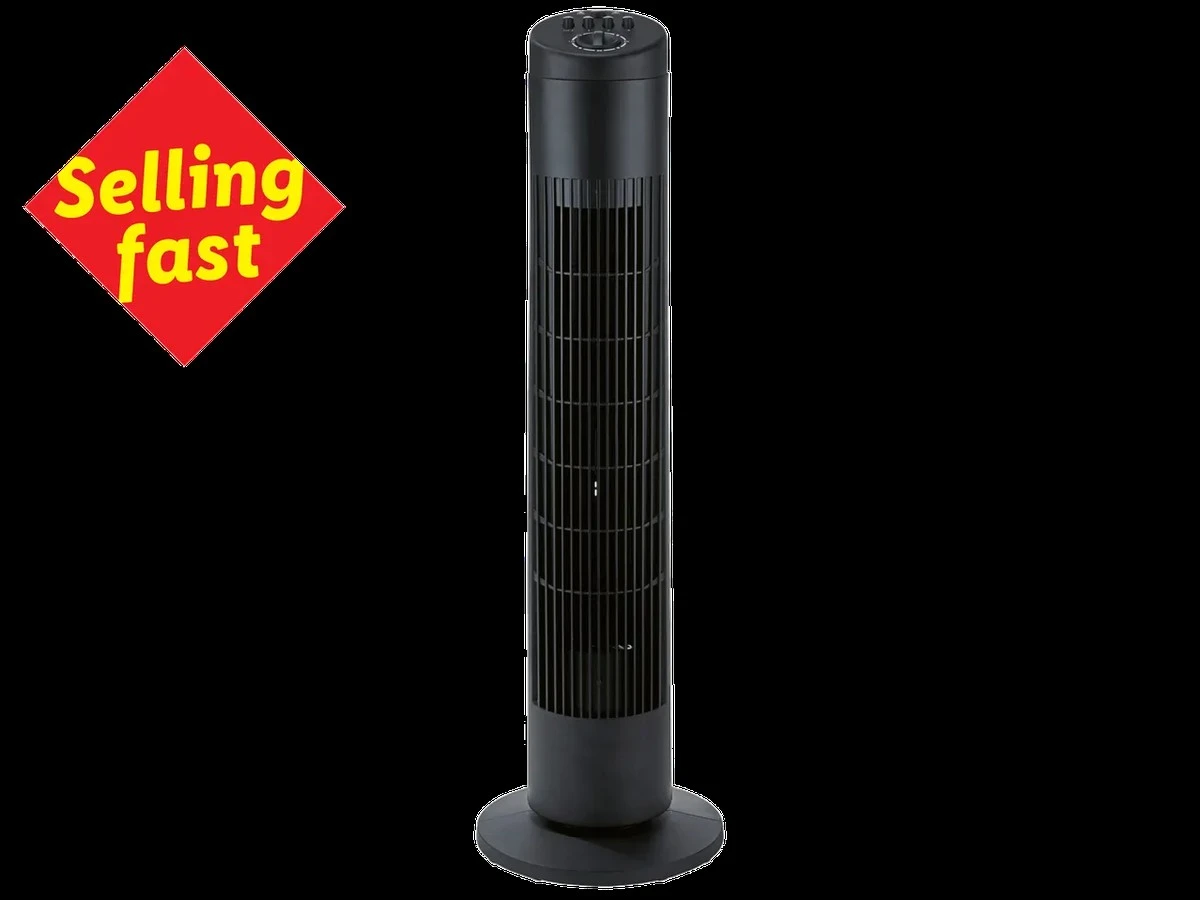 Adiós al calor por 0,08€: el Ventilador de torre Tronic que arrasa en Lidl - image 1