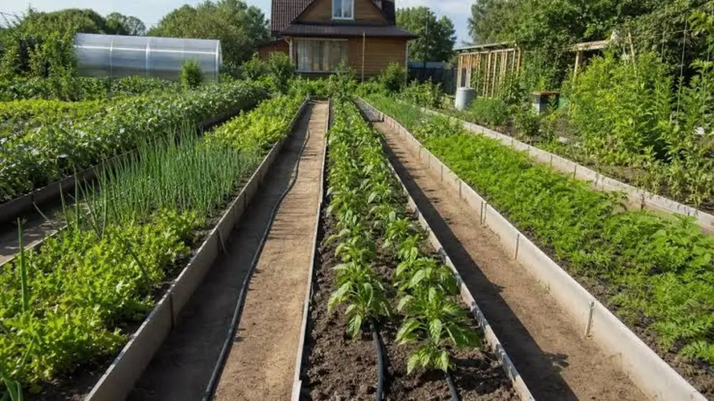 Adiós al desorden en el huerto: usa el Método Mittlaider con parterres estrechos