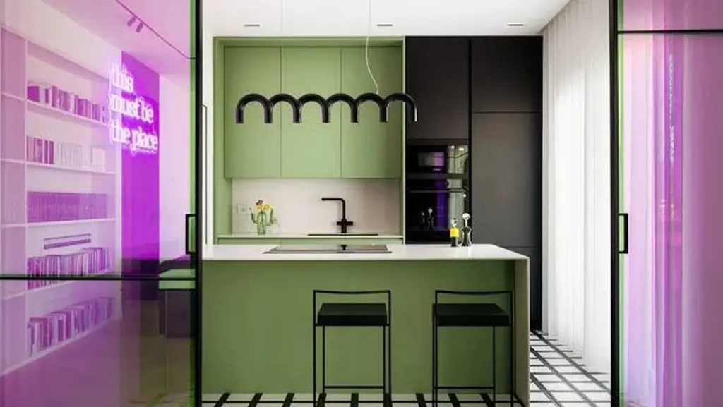 Adiós a los muros: 8 formas de separar cocina y salón con diseño de interiores