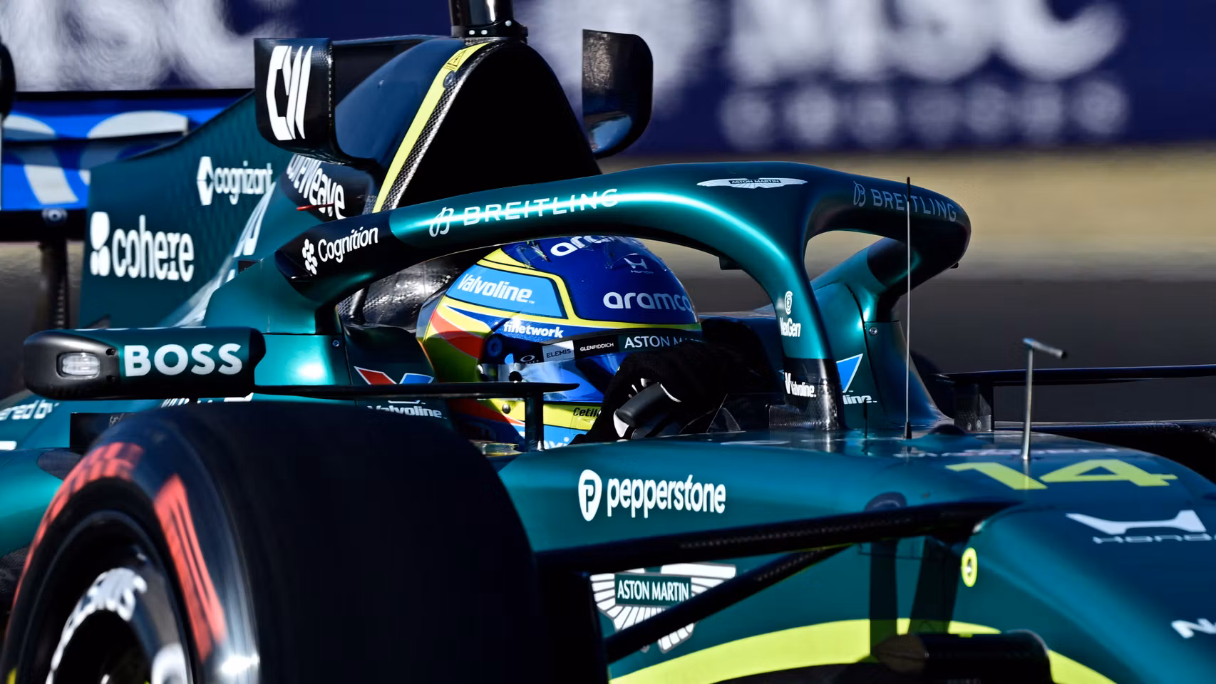 Fernando Alonso, en los libres 3 del GP de Hungría.