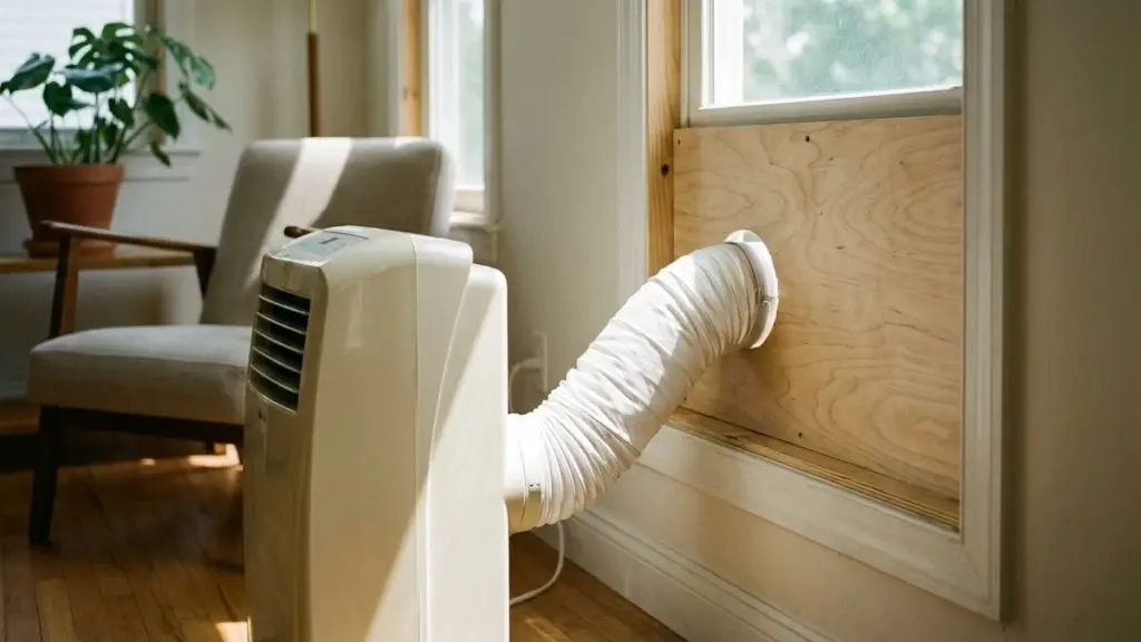 Aire acondicionado portátil: el truco del panel para tu eficiencia energética