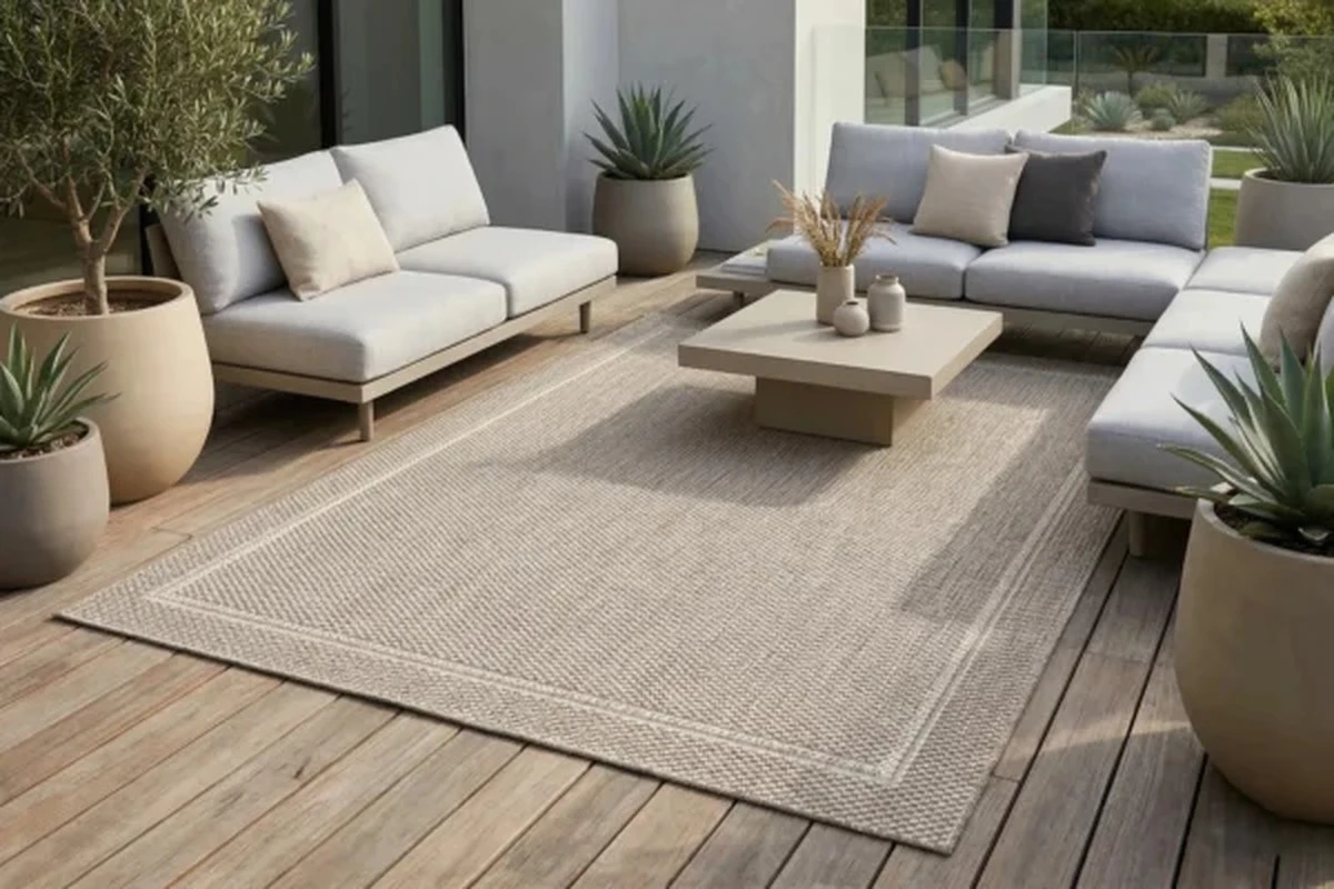 Alfombra de exterior en tu terraza: el truco de 2 minutos para que no se pudra - image 1