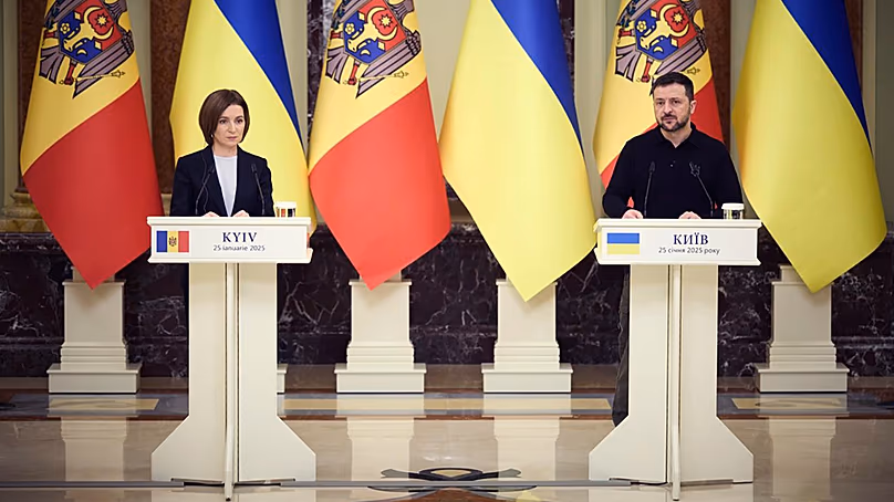 Moldova and Ukraine are informally coupled.