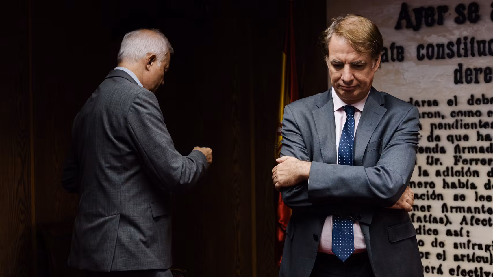 El expresidente de la Sociedad Estatal de Participaciones Industriales (SEPI), Vicente Cecilio Fernández Guerrero, durante una comparecencia en la Comisión de Investigación sobre el ‘caso Koldo’, en el Senado, a 22 de julio de 2025.