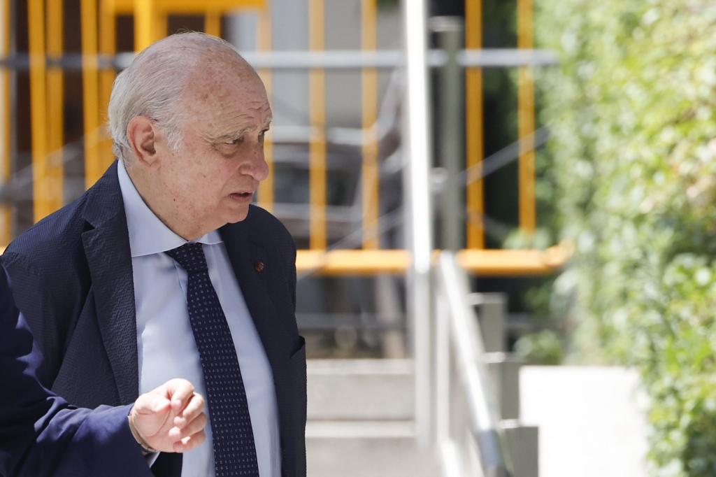 El ex ministro del Interior Jorge Fernández Díaz, el miércoles pasado, a su llegada a la Audiencia Nacional.