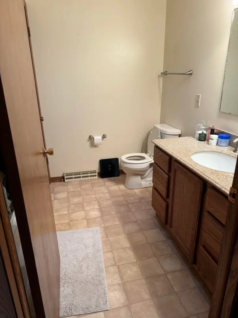 Baño beige a hotel boutique: el cambio con Wayfair viral en Reddit