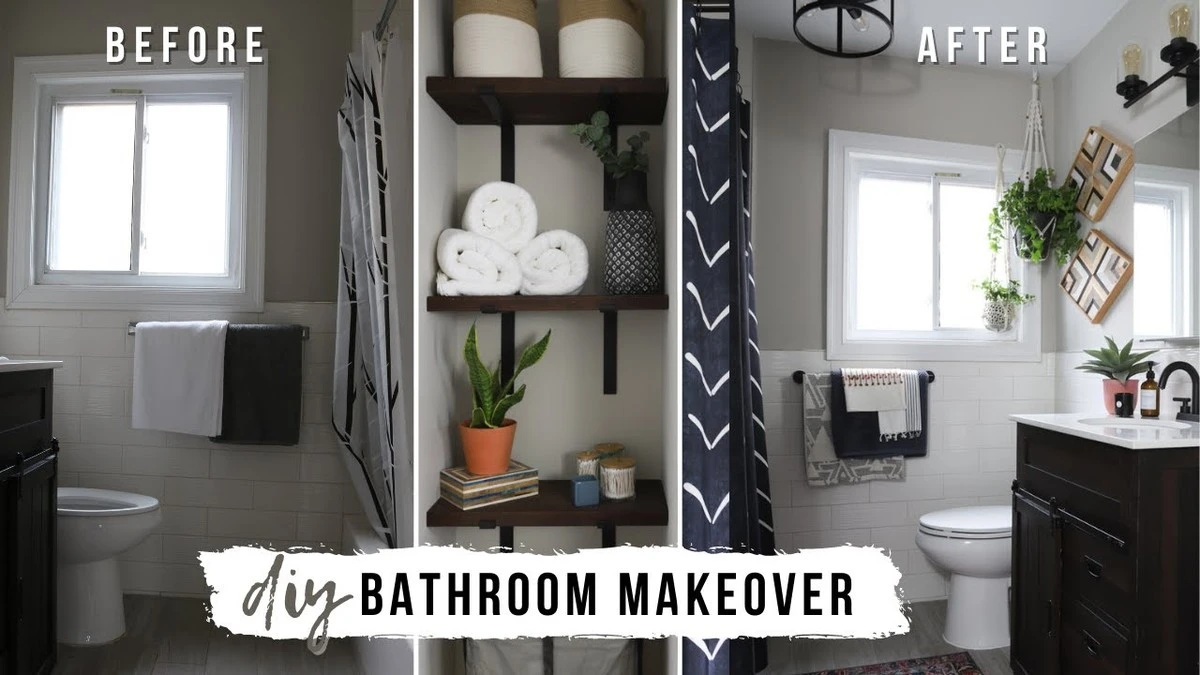 Baño renovado por 115€: el truco de Madeline Scalzi con Vine Leaf de Behr - image 1