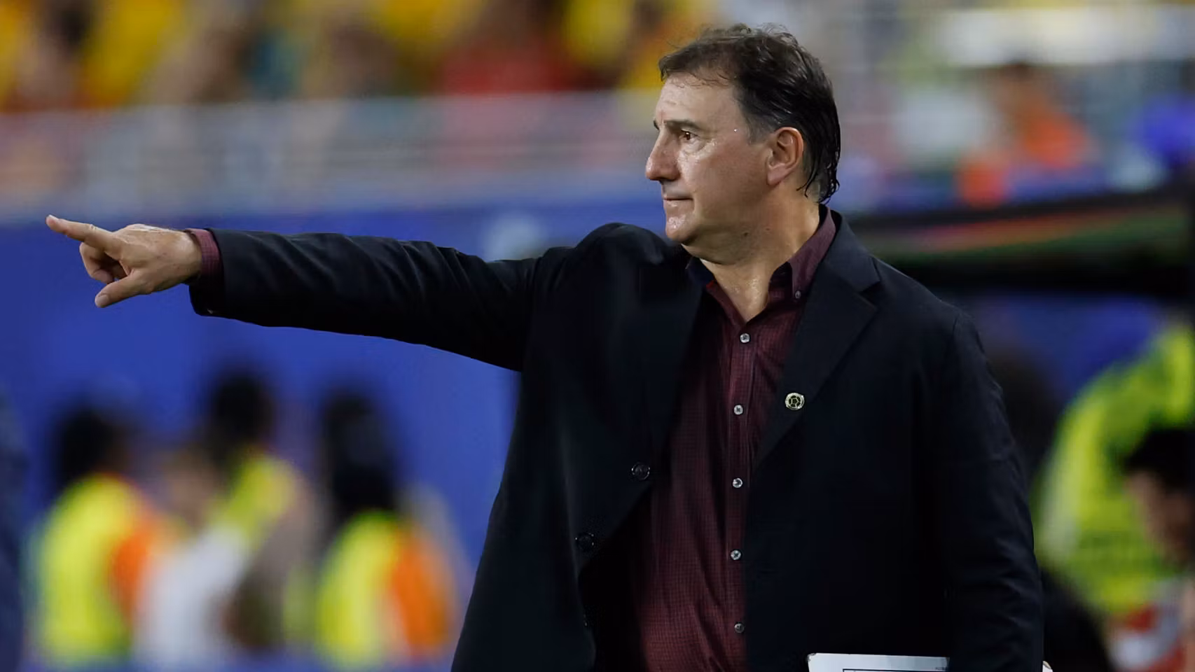 Néstor Lorenzo, durante un partido.