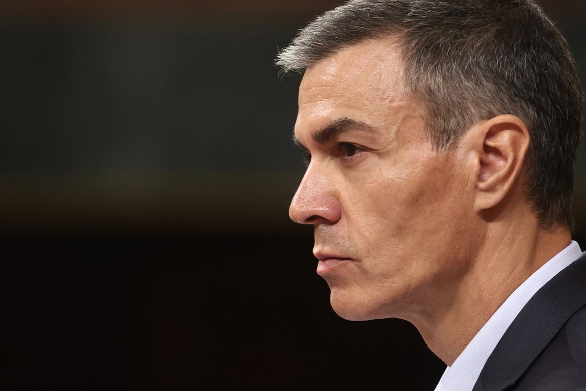 El presidente del Gobierno, Pedro Sánchez, interviene durante una sesión plenaria en el Congreso (Eduardo Parra - Europa Press)