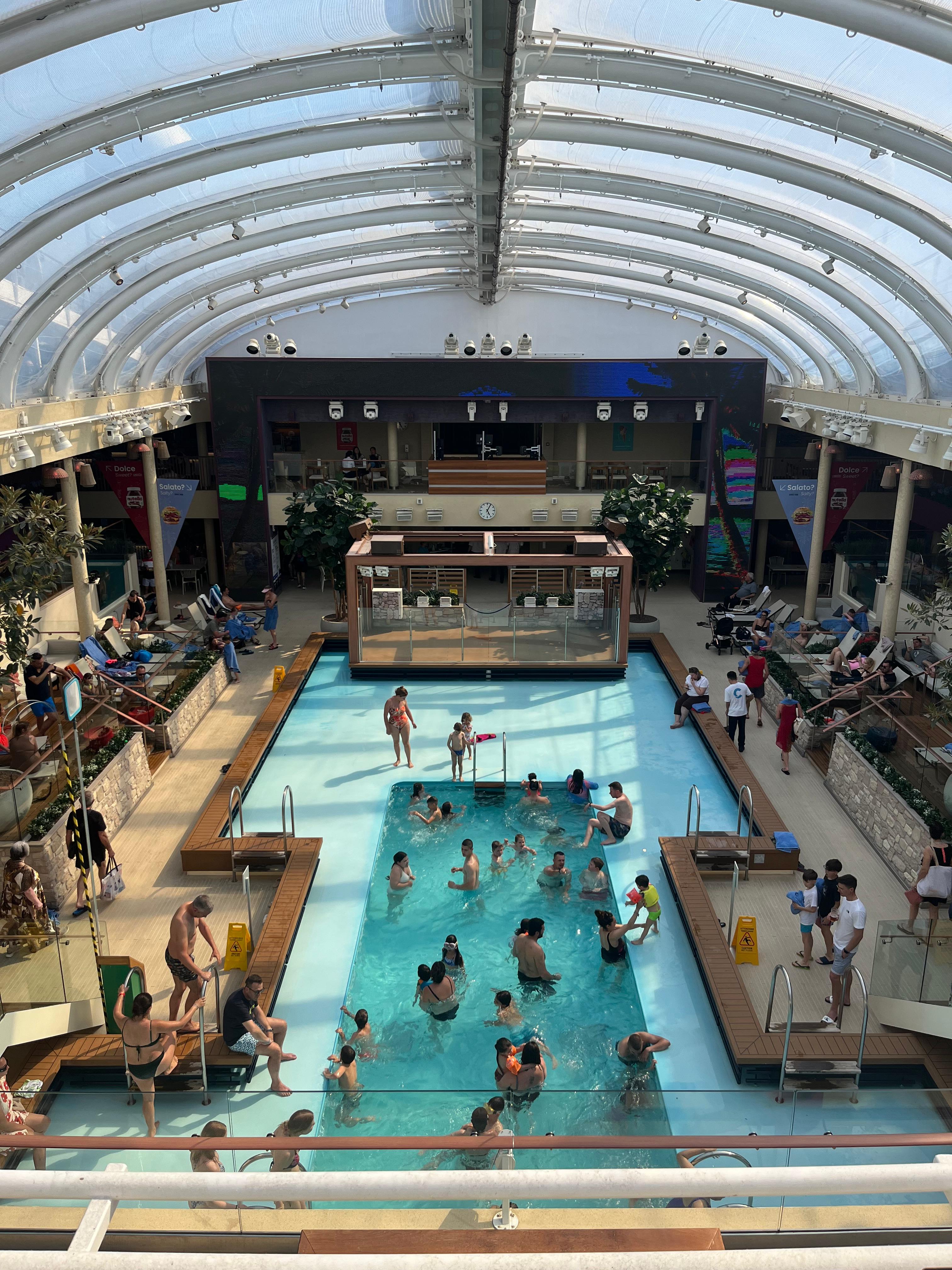 Una de las piscinas del crucero (N.I.)