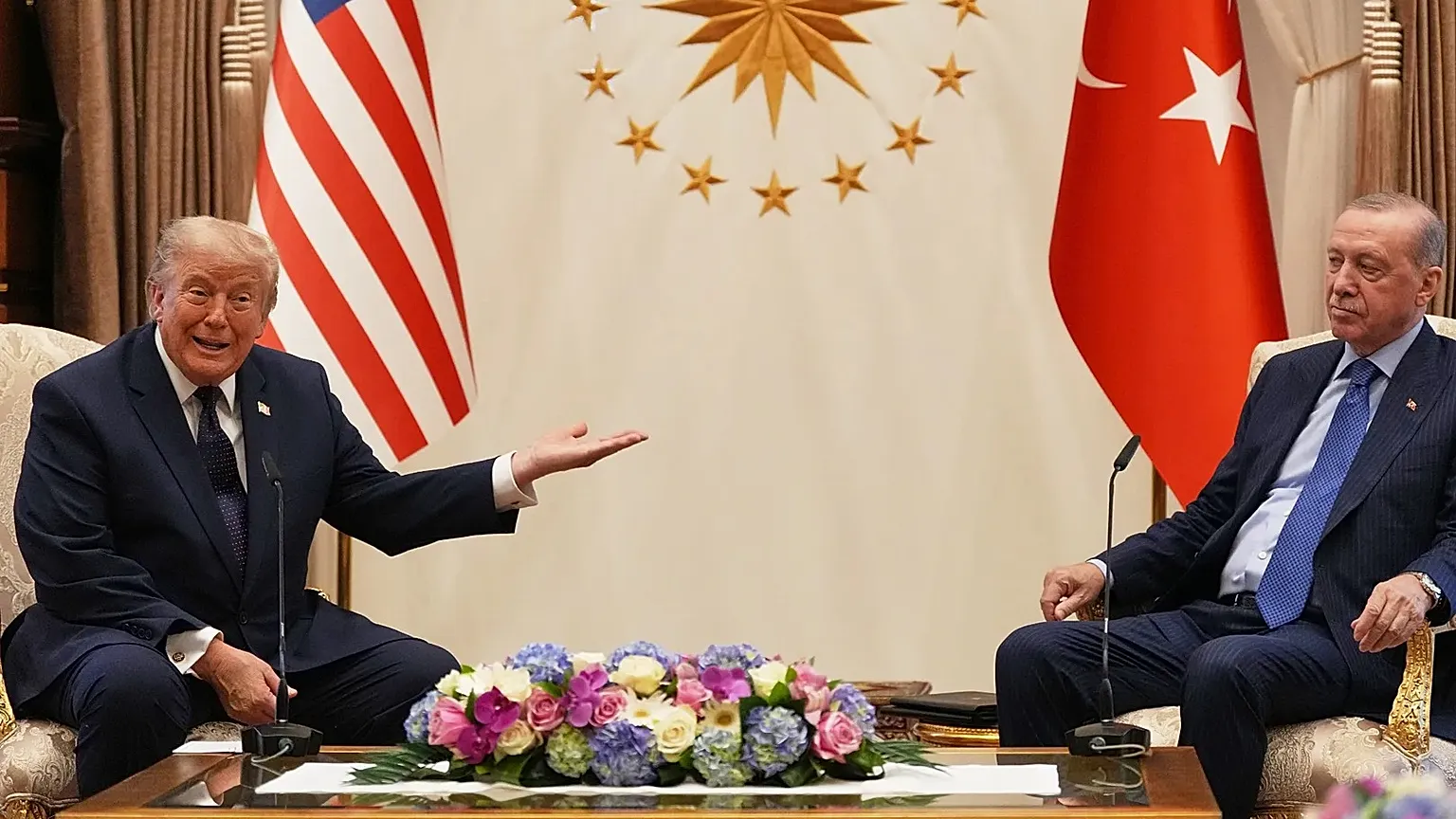 US President Donald Trump and Turkish President Recep Tayyip Erdoğan.