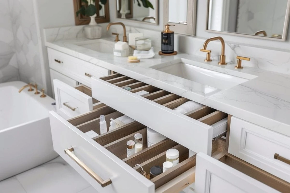 Cajón de baño: el truco de Shagufta Anjum para ganar orden y diseño 24/7 - image 1