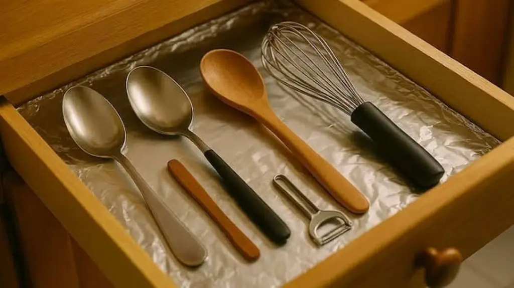 Cajones de cocina impecables: por qué pongo siempre papel aluminio al fondo