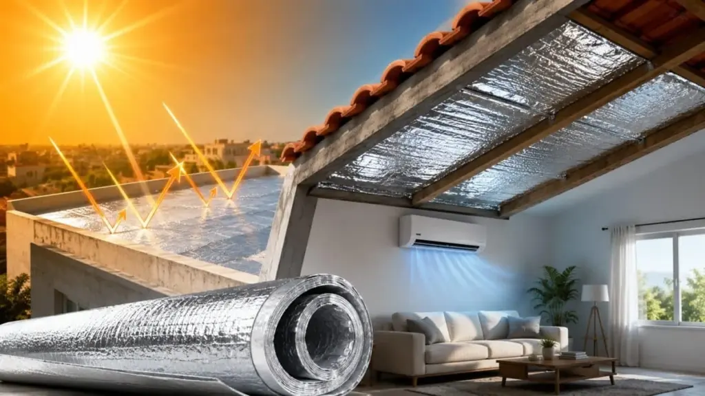 Calor en casa: el truco del papel de aluminio para la refrigeración de techos
