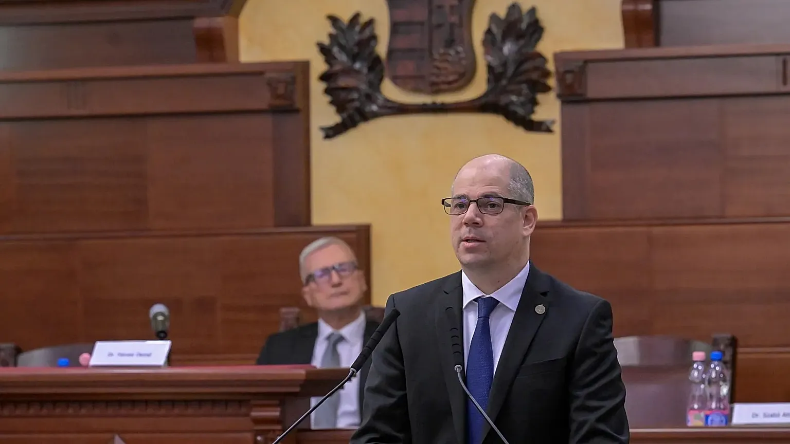 Gábor Bálint Nagy at the ceremony marking the Day of Hungarian Lawyers at the Hungarian Curia on 29 November 2025