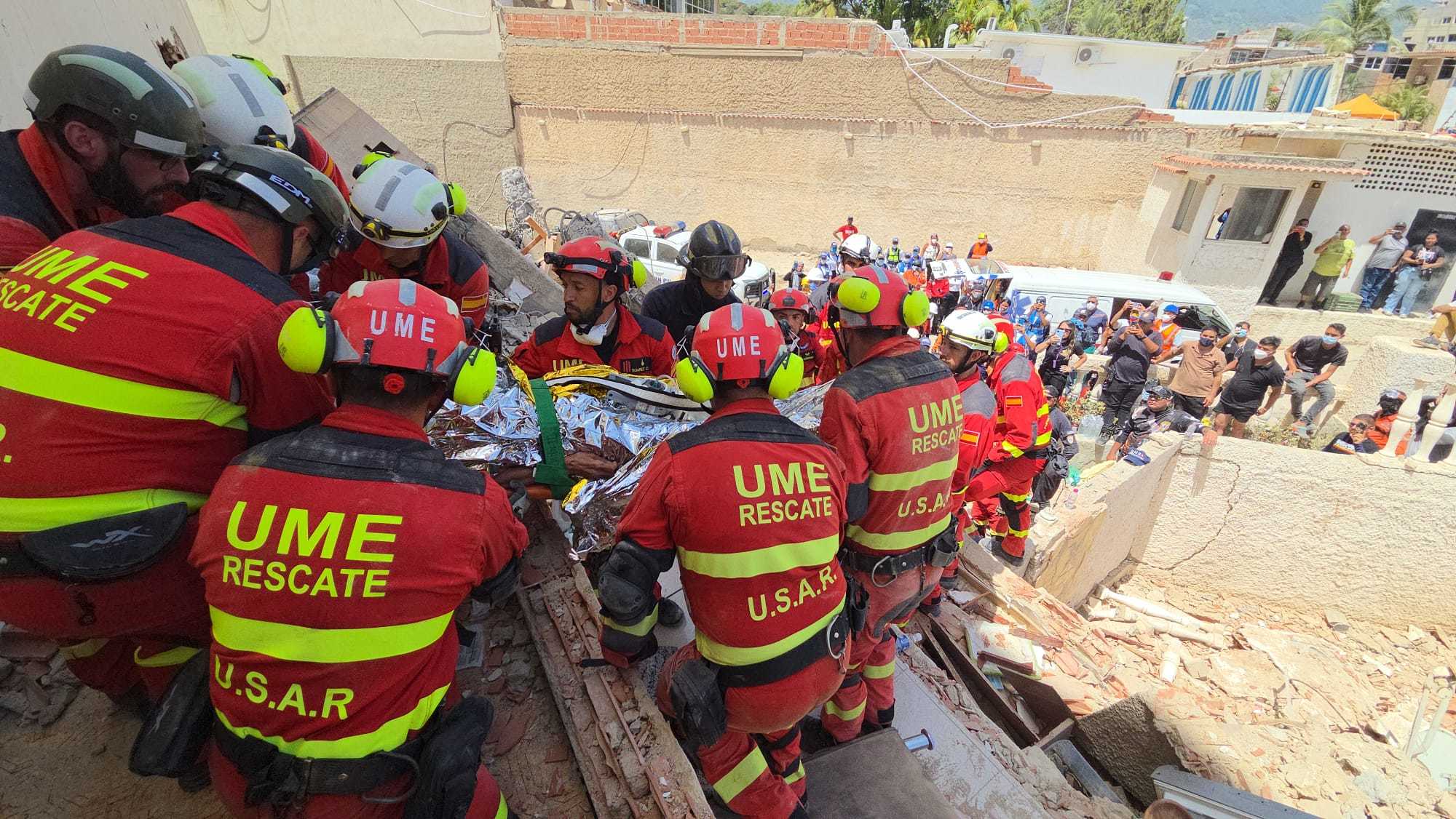 La Unidad Militar de Emergencias, desplegada en La Guaira