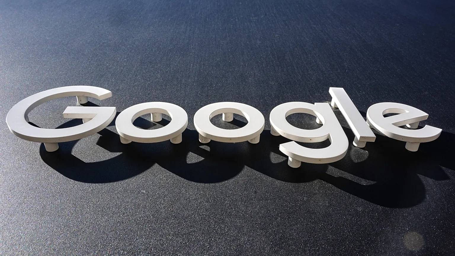 The logo for California-based tech company, Google.