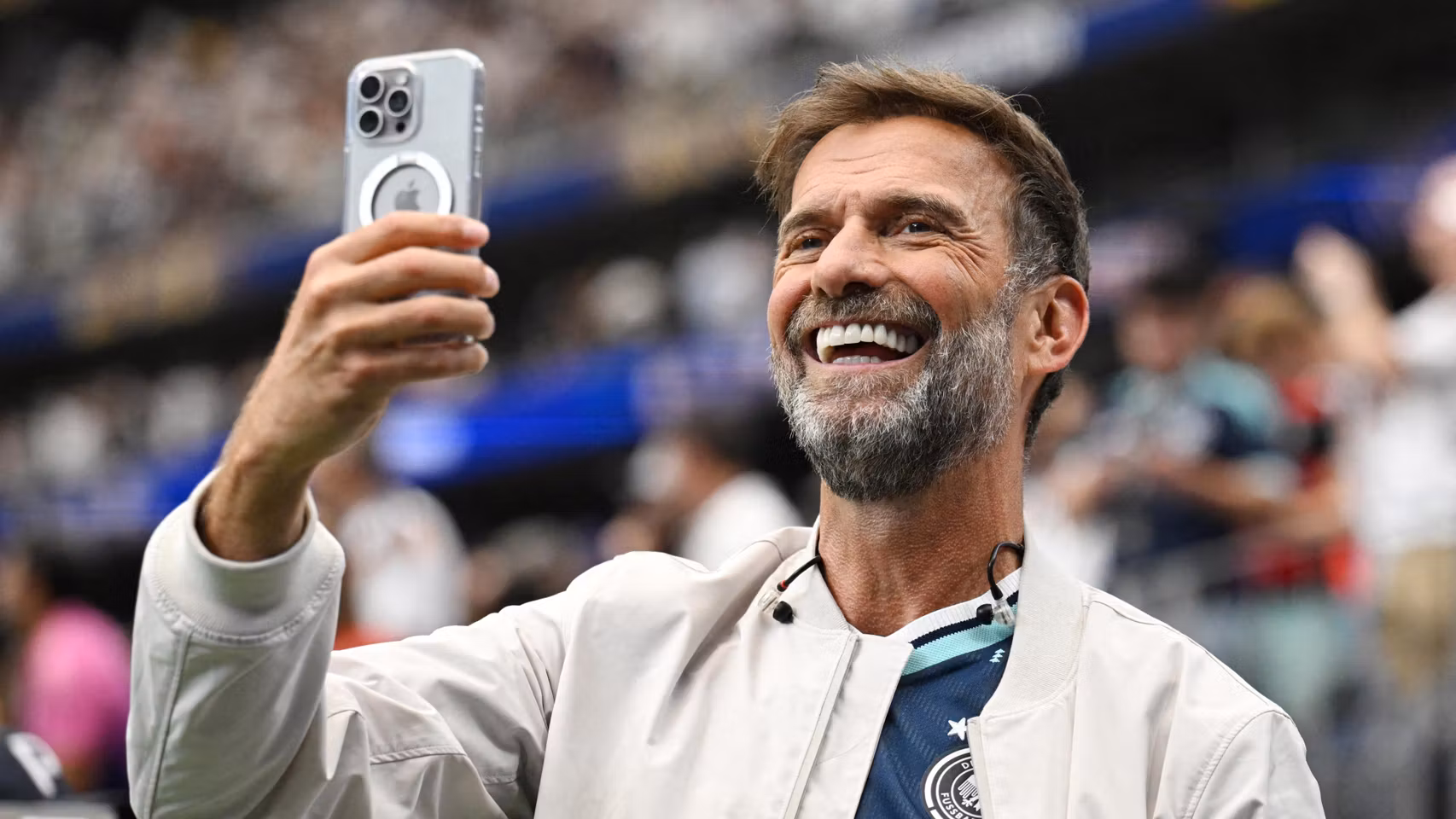 Jürgen Klopp, presente en uno de los partidos de Alemania en el Mundial.