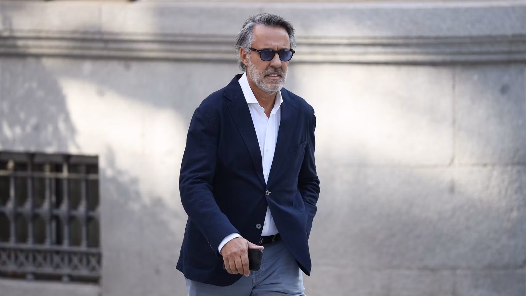 El empresario Joaquín Parra, ayer a su llegada a la Audiencia Nacional./