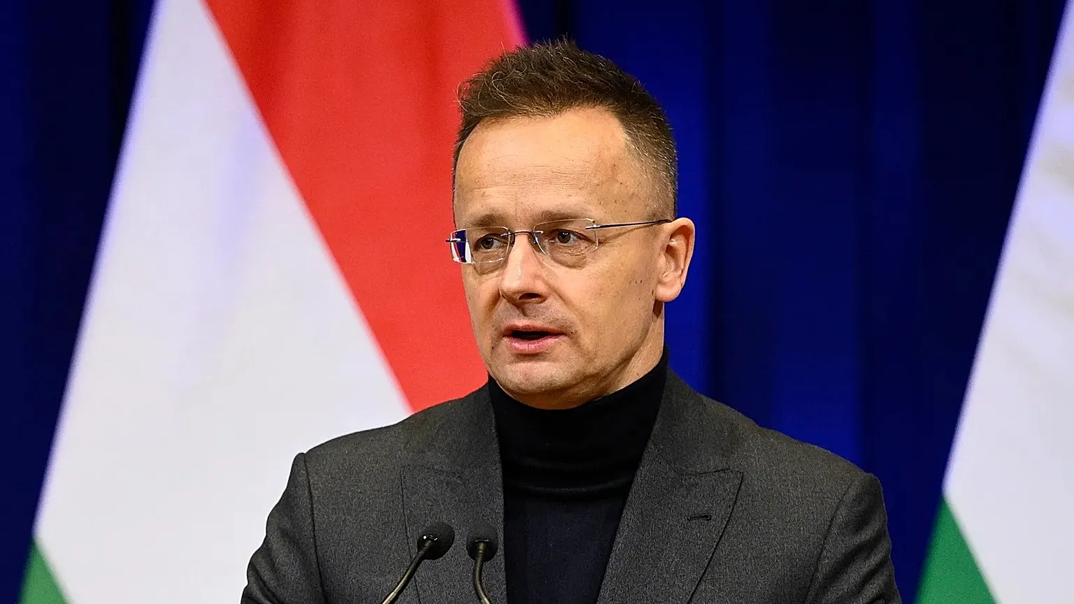Former Hungarian Minister of Foreign Affairs and Trade Peter Szijjarto.