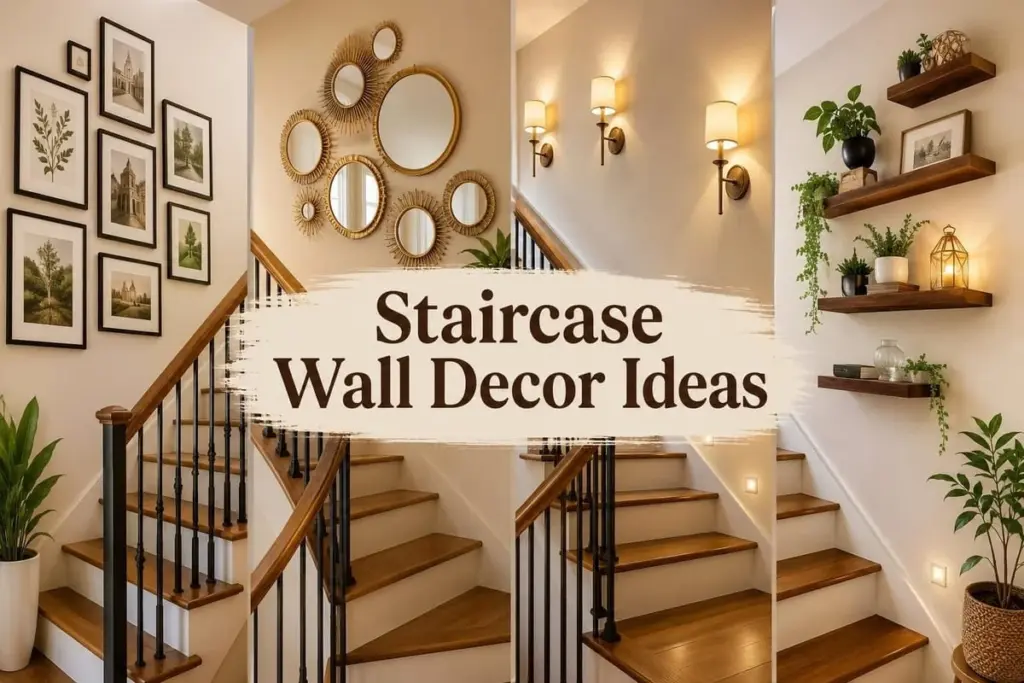 Decoración de paredes de escaleras: 5 ideas de diseño de interiores para 2026