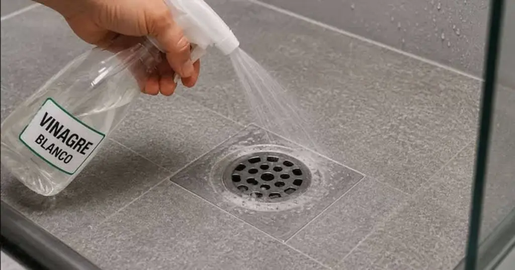 Desagüe de la ducha: el truco del vinagre blanco para evitar olores