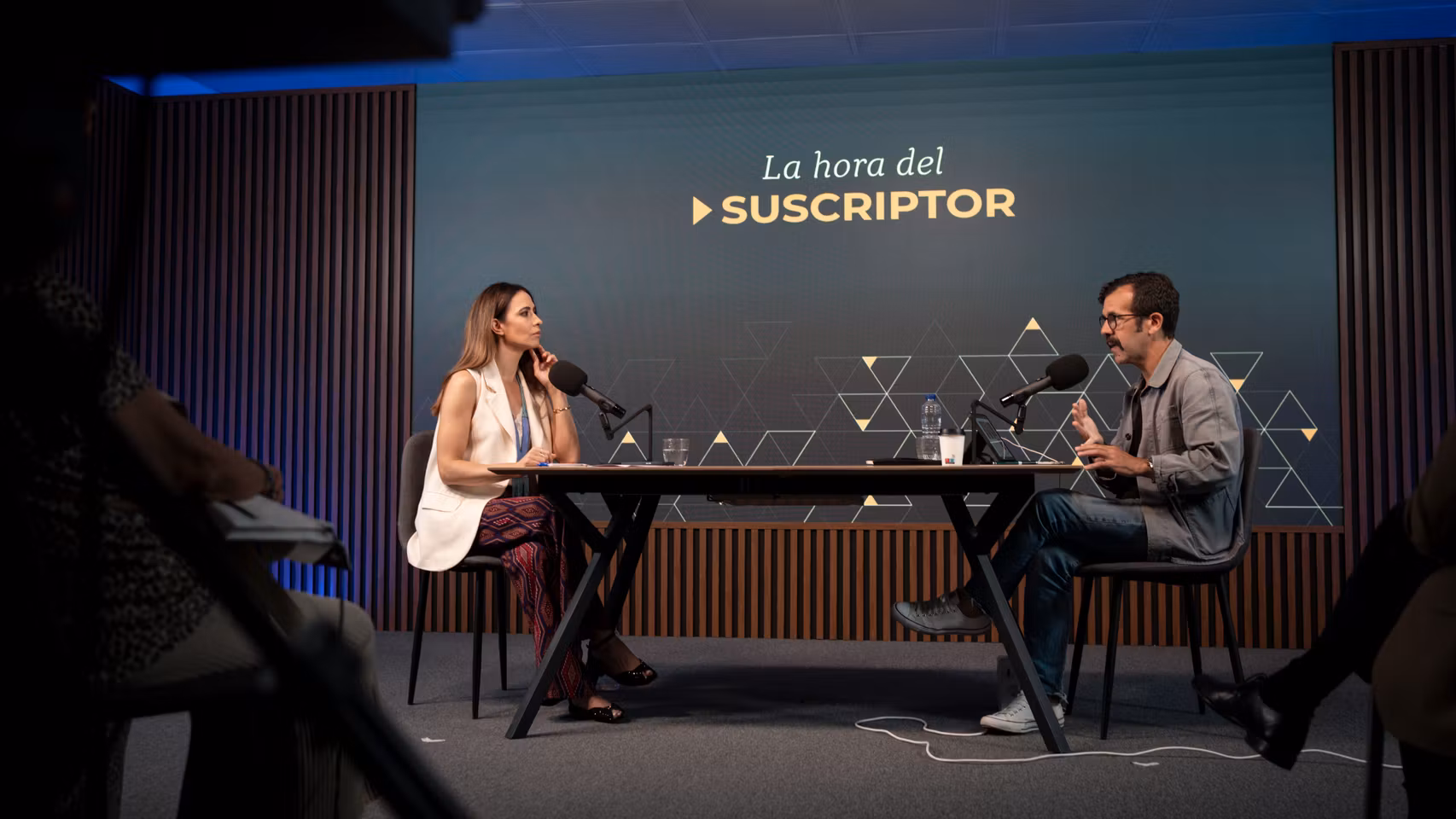 El subdirector de EL ESPAÑOL Alberto Prieto, este jueves en La Hora del Suscriptor.