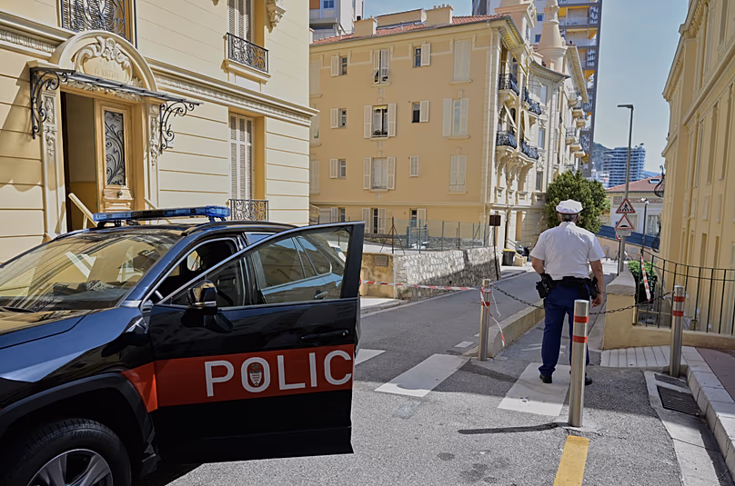 A police officer guards a street in Monaco, 30 June, 2026