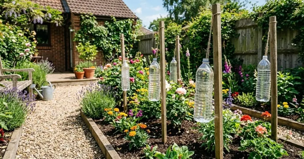 El truco de Brasil con botellas de plástico: jardín impecable y sin químicos