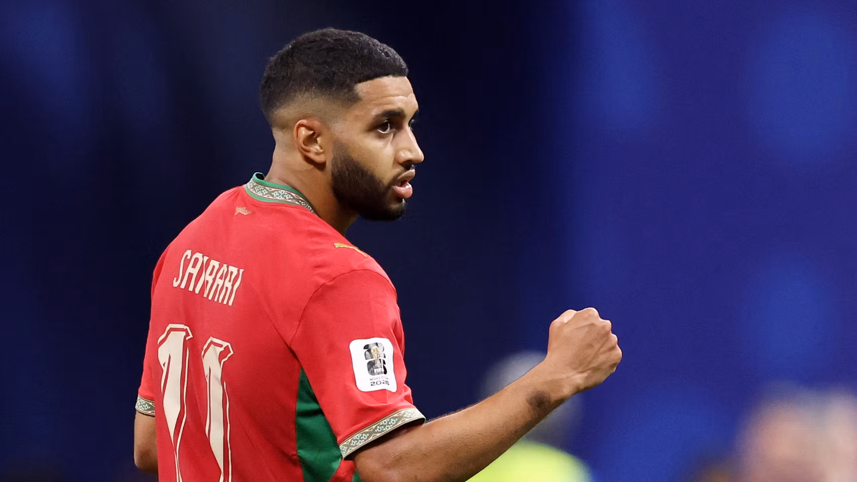 Ismael Saibari, en el Mundial con Marruecos.