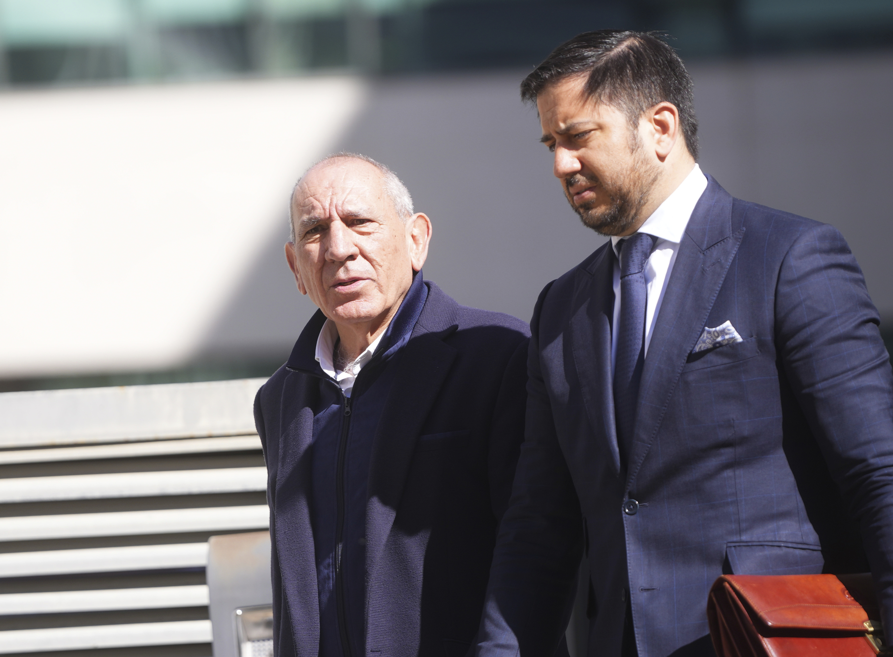 El ex director adjunto operativo (DAO) de la Policía Nacional José Ángel González (izqda.).