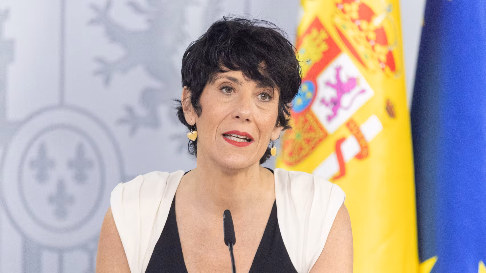 La ministra de Inclusión, Seguridad Social y Migraciones y portavoz del Gobierno, Elma Saiz.