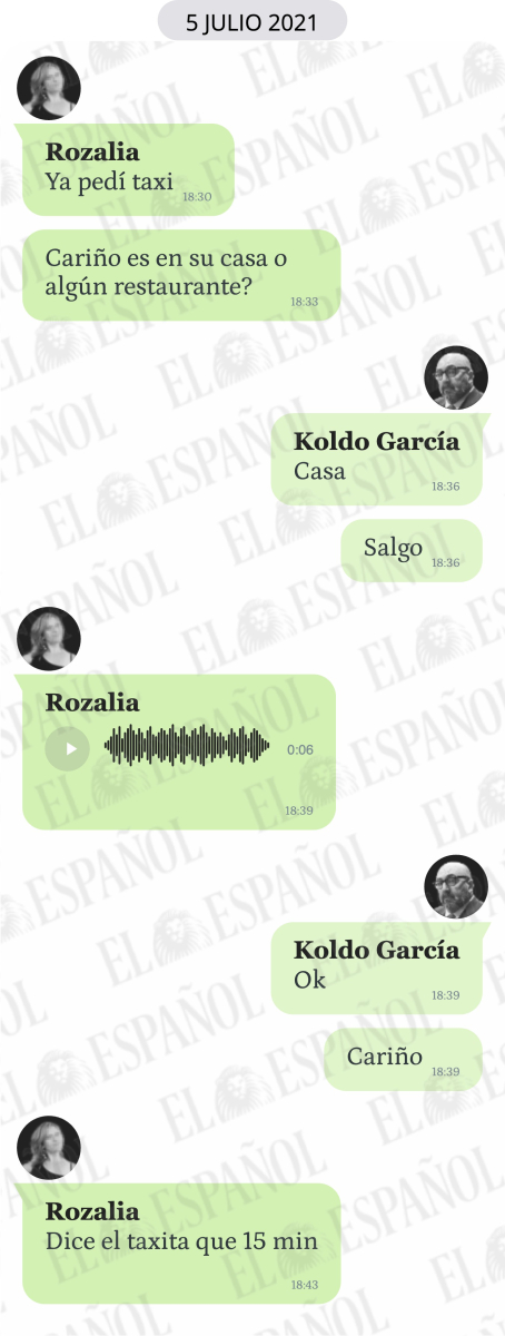Conversación entre Rozalia y Koldo García