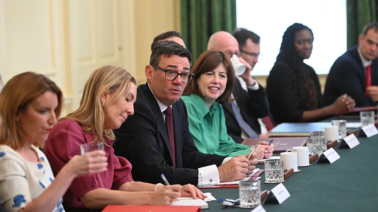Burnham called his first cabinet meeting since become UK prime minister. 21 July, 2026.