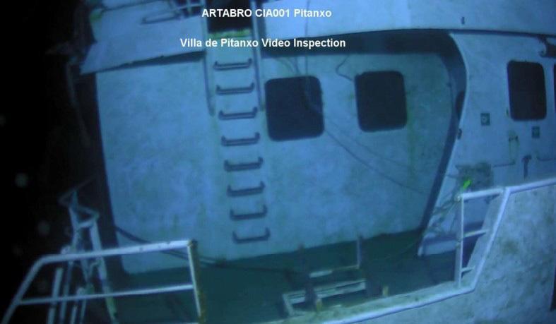 Capturas del Villa de Pitanxo hundido