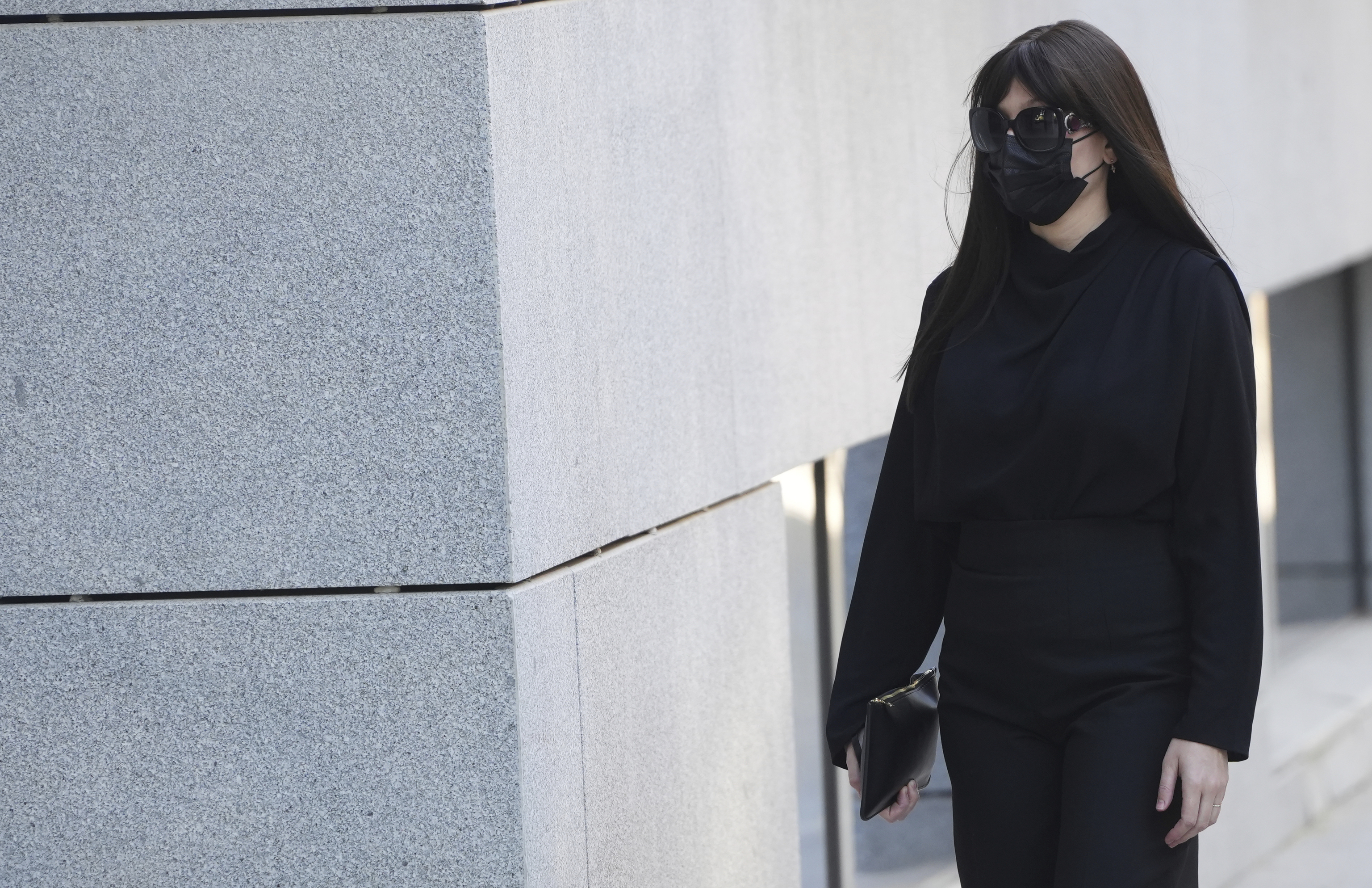 Jessica Rodríguez, ex pareja de Ábalos entrando a declarar a la Audiencia Nacional