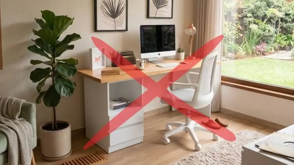 Home office en pisos pequeños: el truco de los escritorios plegables para ganar espacio