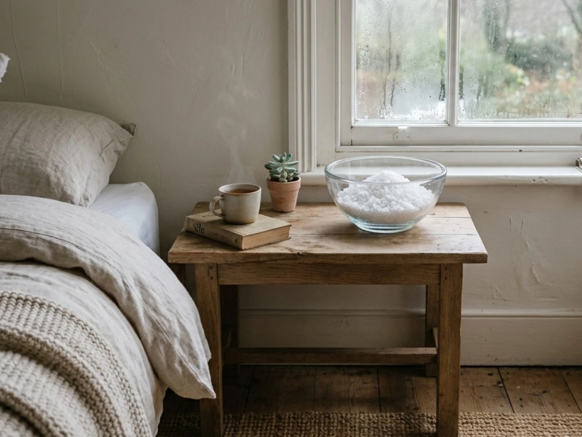 Humedad en el dormitorio: por qué pongo siempre un vaso con sal - image 1