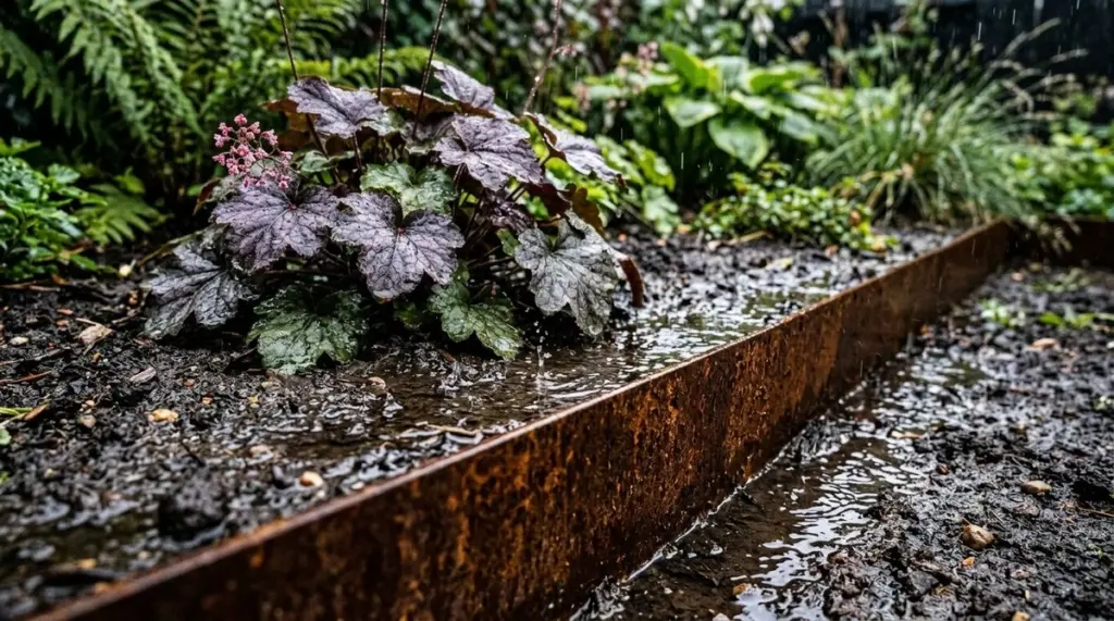 Jardinería y tormentas: por qué uso Acero corten para salvar mis plantas
