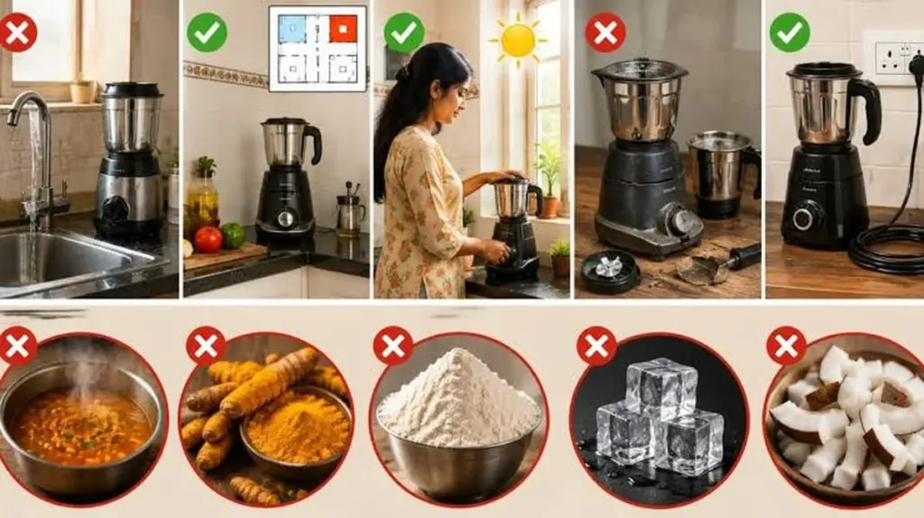 Licuadora rota y falta de dinero: el error de Vastu Shastra en tu cocina
