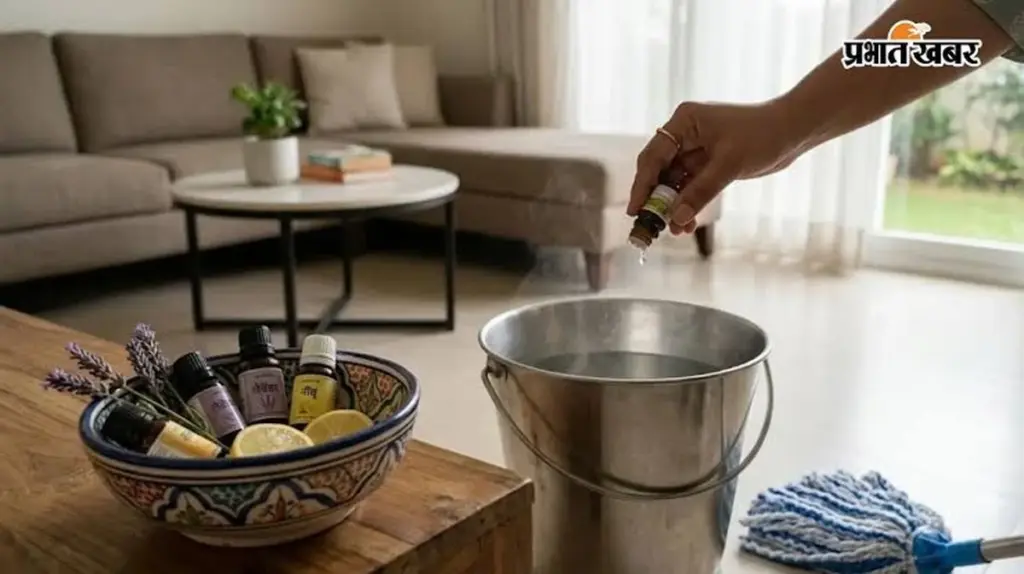 Limpieza de suelos: el truco de la gota de aceite esencial para un olor a lujo