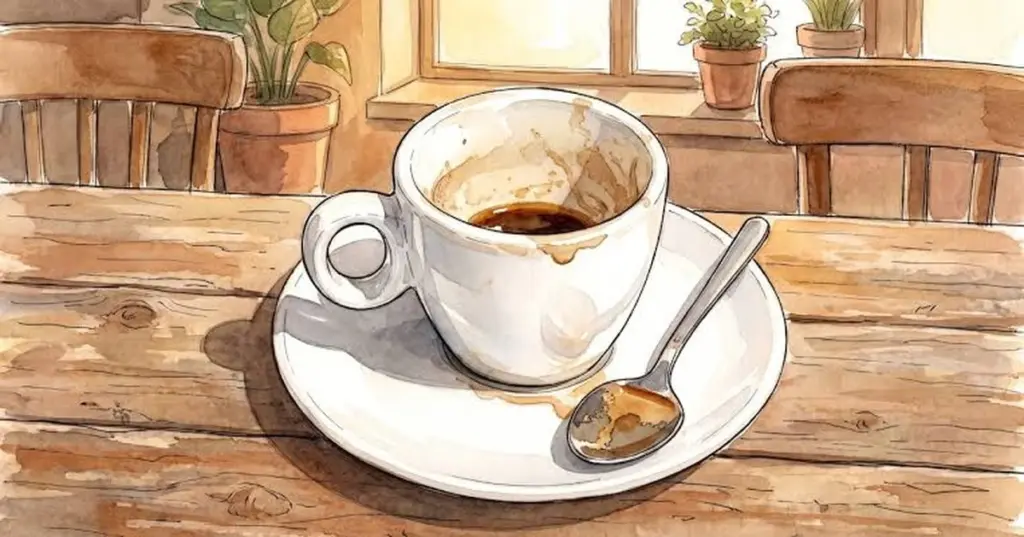 Manchas de café: no las frotes más y usa así el bicarbonato de sodio