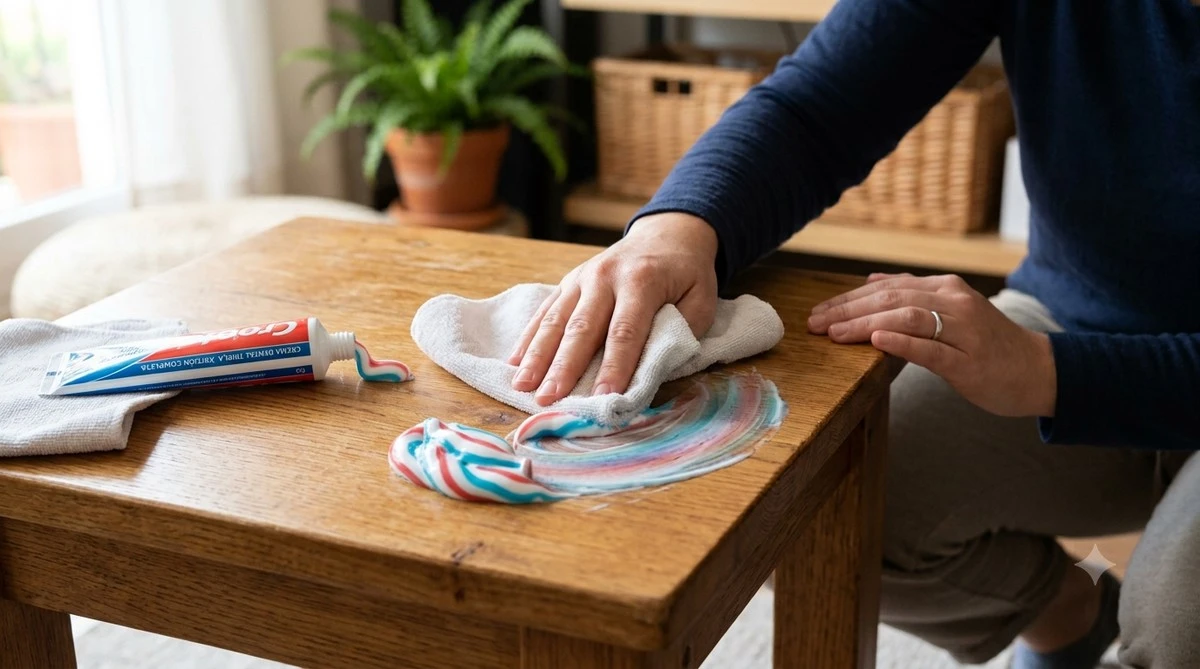 Muebles de madera como nuevos: el truco de la pasta de dientes para manchas - image 1