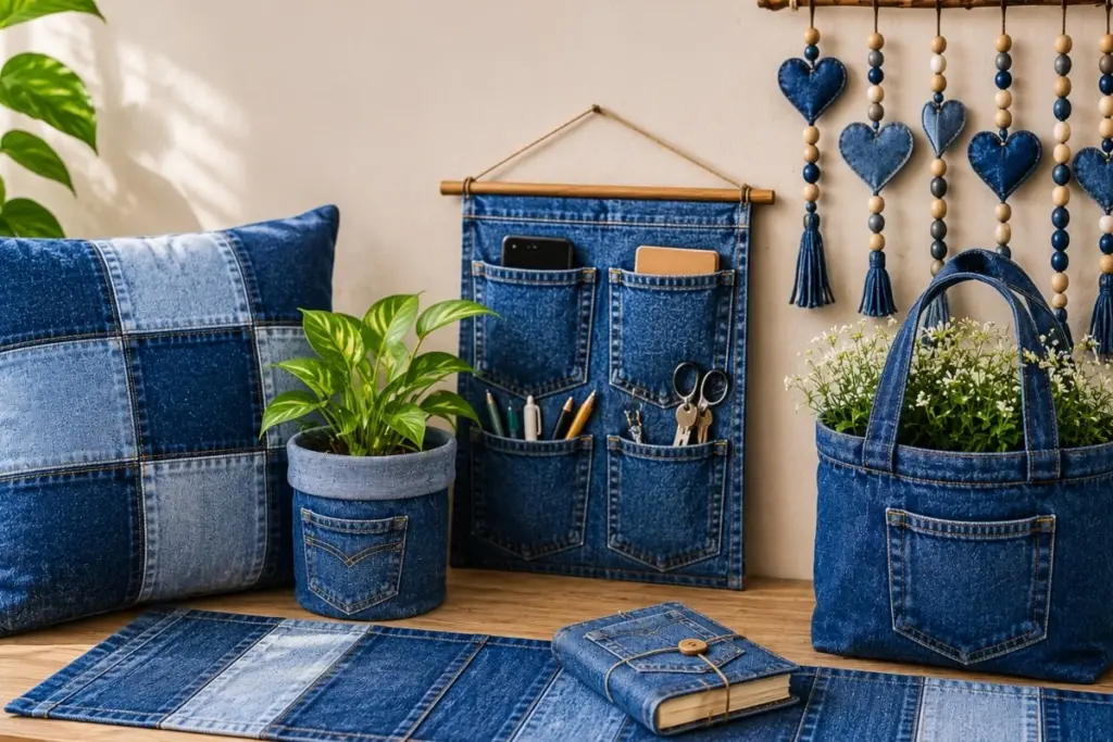 No tires tus vaqueros viejos: el truco artesanal para la decoración del hogar