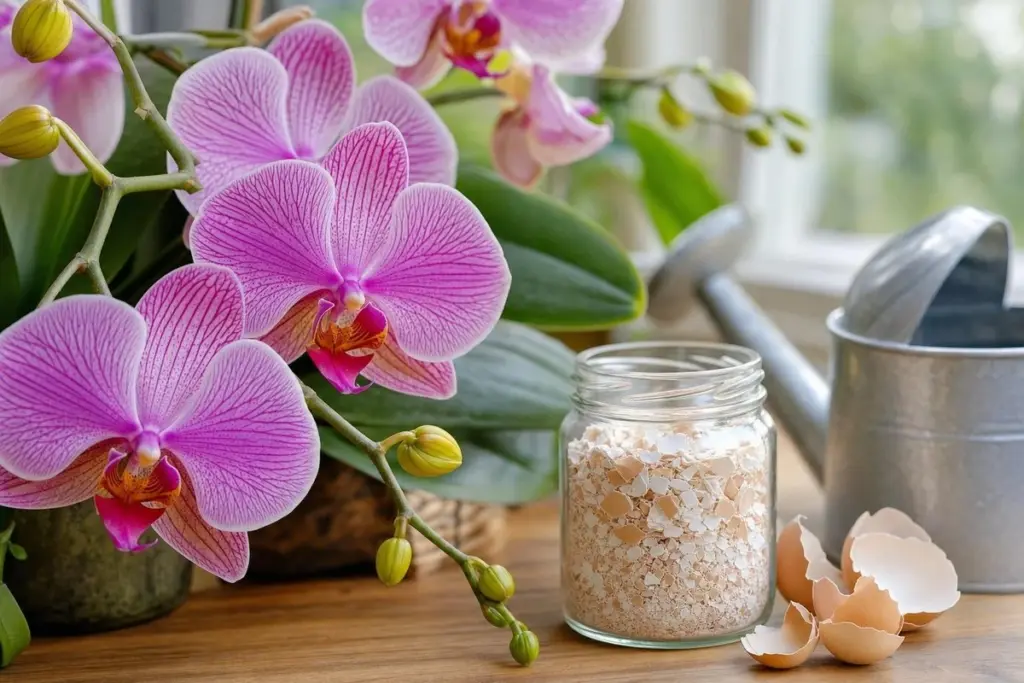 Orquídea llena de flores: el truco con cáscaras de huevo que no conocías