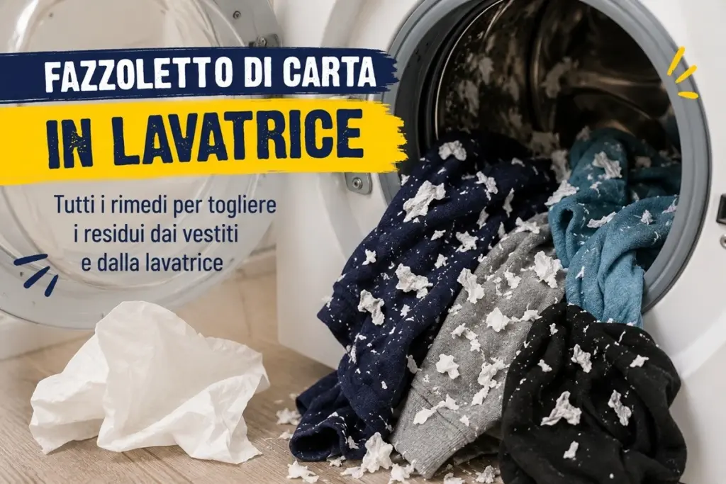 Pañuelo de papel en la lavadora: el truco de 1 minuto para salvar tu ropa