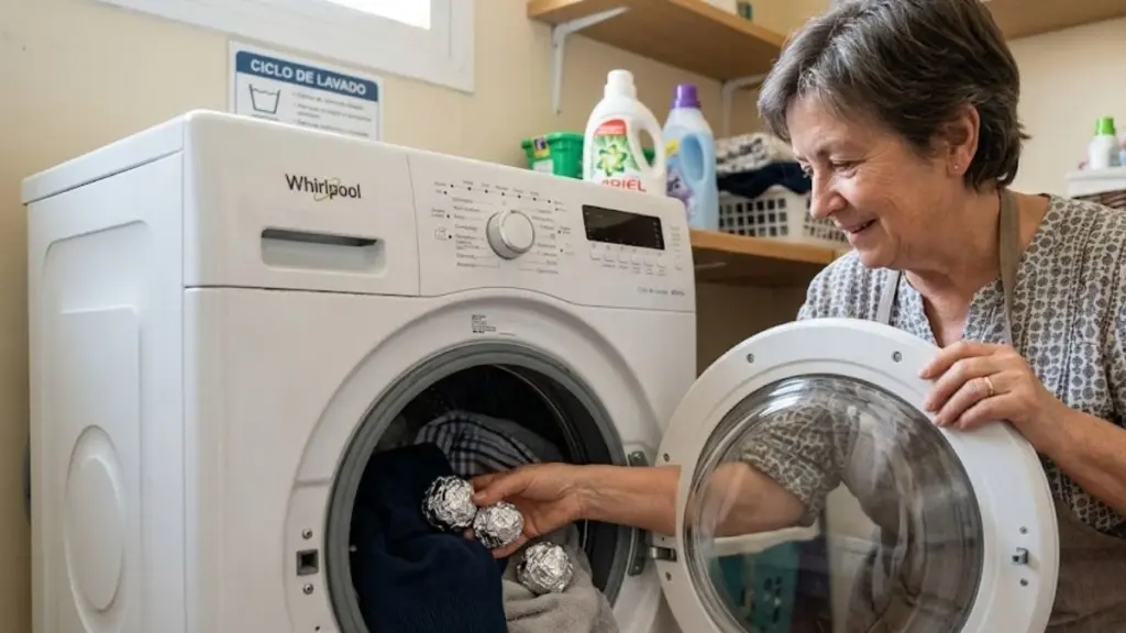 Papel aluminio en el lavarropas: el truco de las 3 bolas que ahorra euros