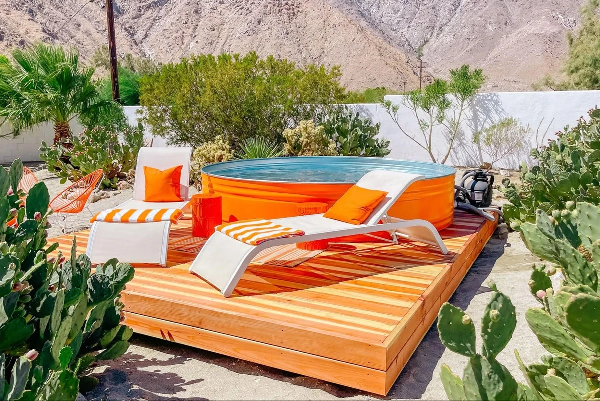 Piscina de tanque de ganado: el truco de Instagram para refrescar tu jardín - image 1