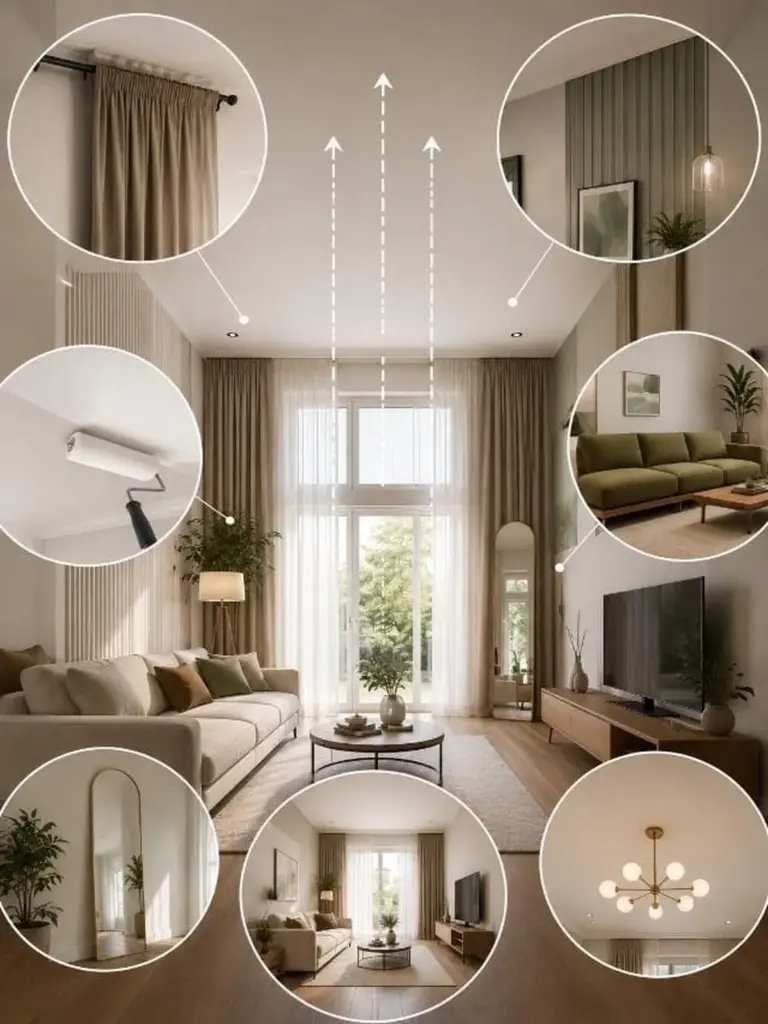 Techo bajo: 6 trucos de Diseño de interiores para elevarlo sin obras